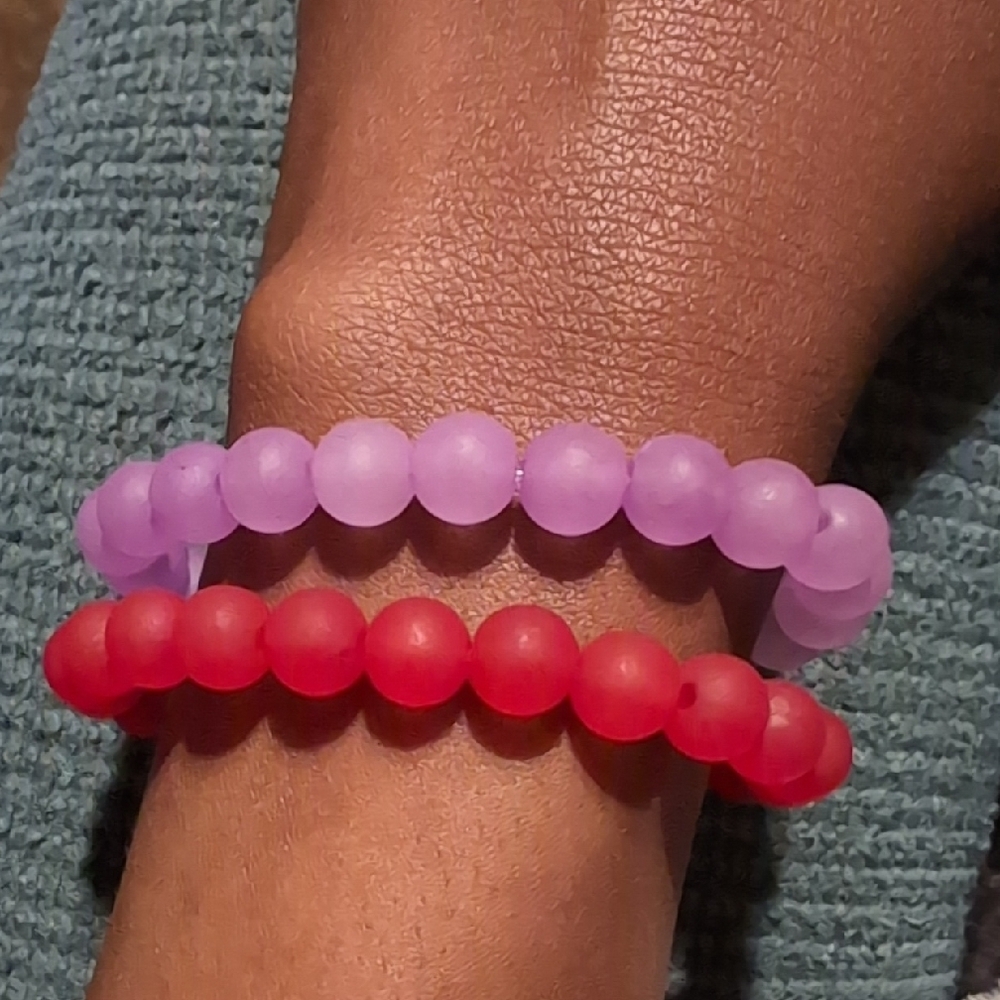 Purple Beaded Bracelet - Picture 4 of 4